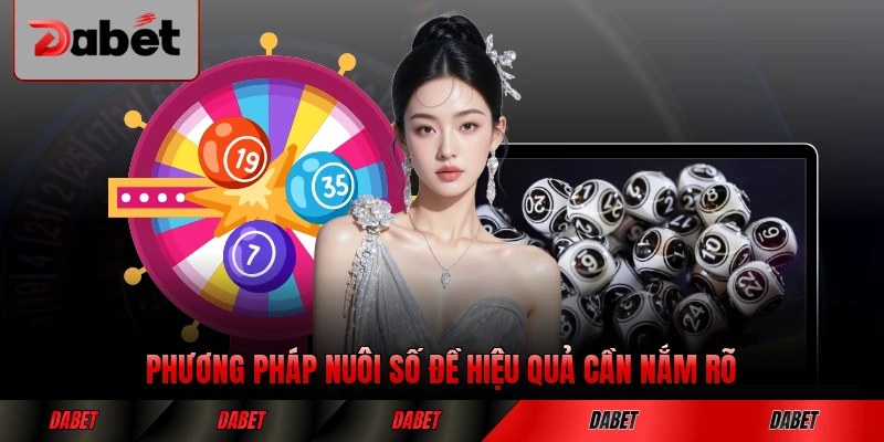 Phương pháp nuôi số đề hiệu quả cần nắm rõ của người chơi